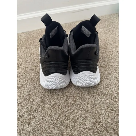 Under Armour Curry Flow 9 Team Black White Mens Shoes 3025631-001 Mens 8 W 9.5