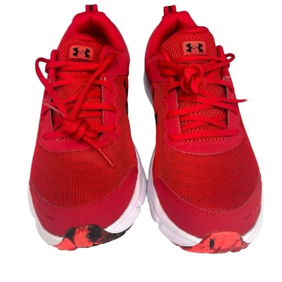 Under Armour Shoes Men Running Training Athletic red‎ 9 UA Charged Assert 10 new