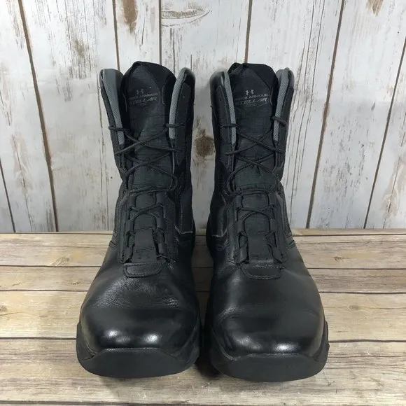 Under Armour Stellar G2 Waterproof Boots Mens Size 12.5 Tactical Combat Black