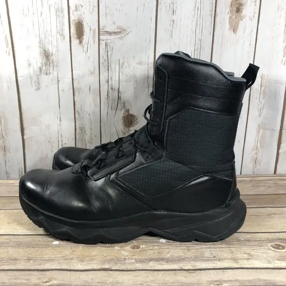 Under Armour Stellar G2 Waterproof Boots Mens Size 12.5 Tactical Combat Black