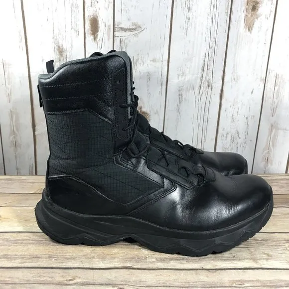 Under Armour Stellar G2 Waterproof Boots Mens Size 12.5 Tactical Combat Black