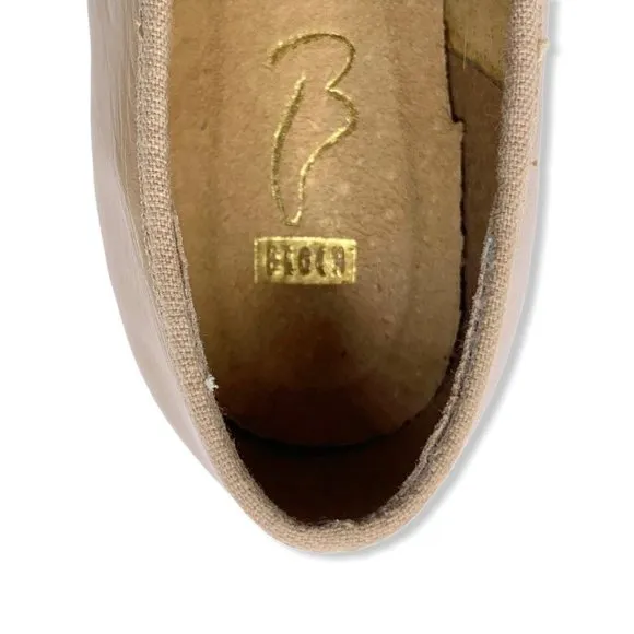 Unisex Teen Bloch Jazz Tap Shoes Size 4 Tan Oxford Dance Leather S0301L New