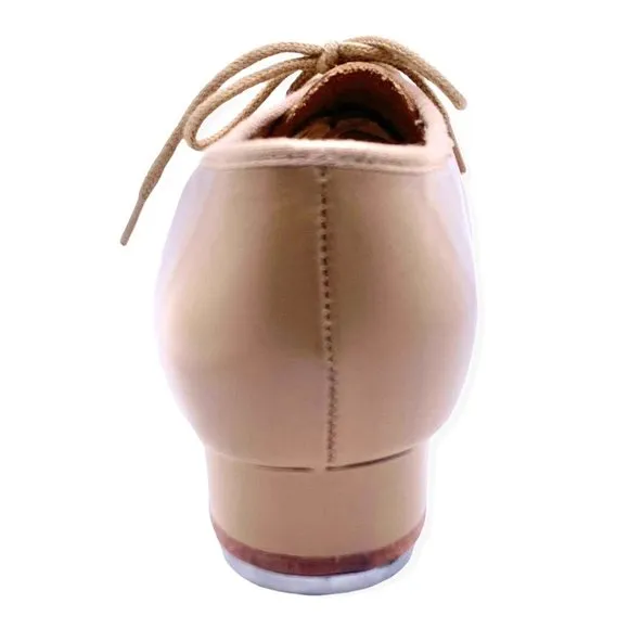 Unisex Teen Bloch Jazz Tap Shoes Size 4 Tan Oxford Dance Leather S0301L New