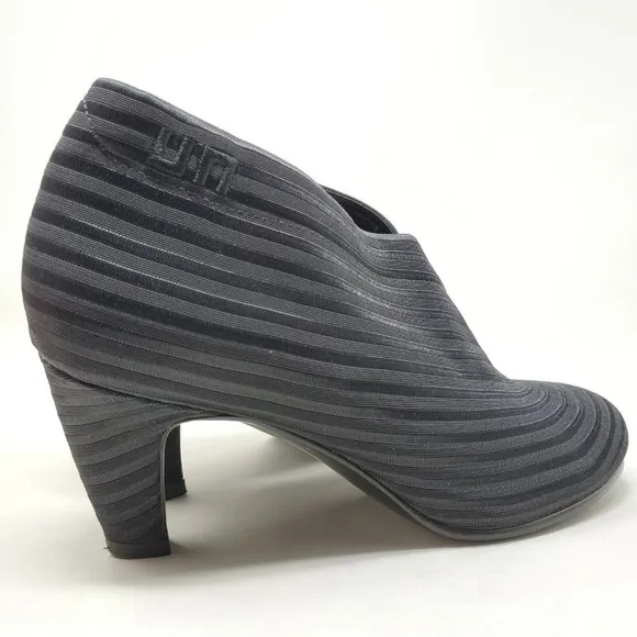 United Nude Fold Mid Shoes Heels Booties Round Toe
