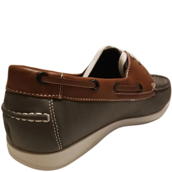 Unlisted by Kenneth Cole Men's Comment-After Slip-on Boat Shoes Brown 8.…
