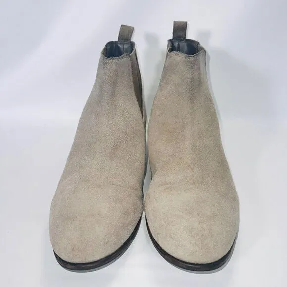 Urban Outfitters UO Chelsea Suede Boots Beige Men's 10
