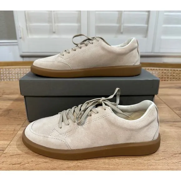 Vagabond Free People Collab Maya Suede Sneakers Off White Size 38 EU 8 US NIB