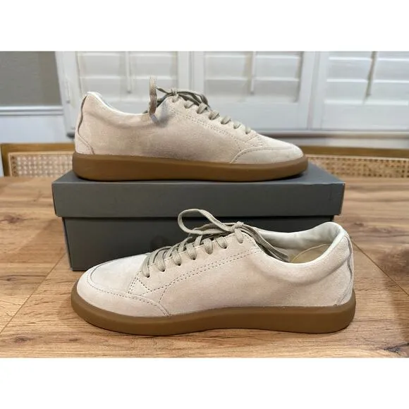 Vagabond Free People Collab Maya Suede Sneakers Off White Size 38 EU 8 US NIB