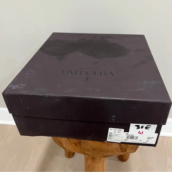 Valentino Black/Grey Fabric and Suede VLTN Wod Low Top Sneakers Size EU 41 US 8