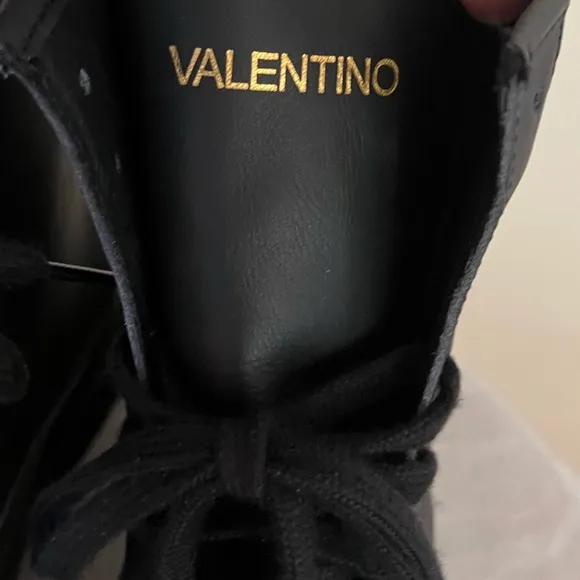 VALENTINO BY MARIO VALENTINO MARTI COMBAT BOOTS $595