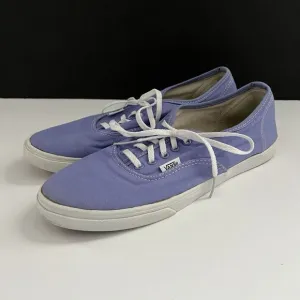 Vans Authentic Classic Lavender Purple Skate Shoes Low Top Lace Men 8.5 Women 10