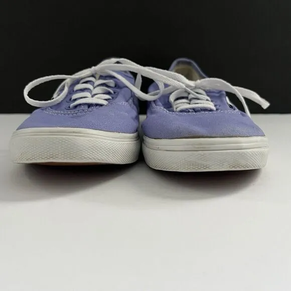 Vans Authentic Classic Lavender Purple Skate Shoes Low Top Lace Men 8.5 Women 10