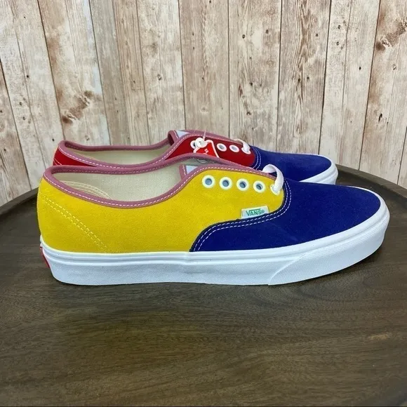 Vans Authentic Sunshine Multi/True White Sneakers Size 9.5 Men
