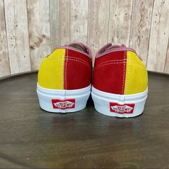 Vans Authentic Sunshine Multi/True White Sneakers Size 9.5 Men
