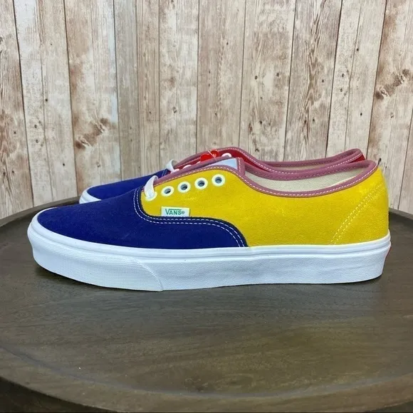 Vans Authentic Sunshine Multi/True White Sneakers Size 9.5 Men