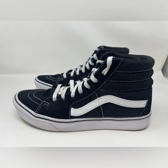 Vans Black Classic Sneakers with Canvas Upper and Rubber Sole