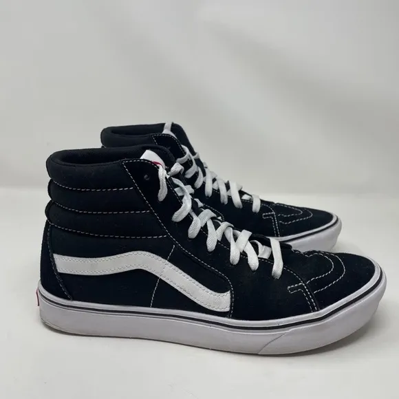 Vans Black Classic Sneakers with Canvas Upper and Rubber Sole