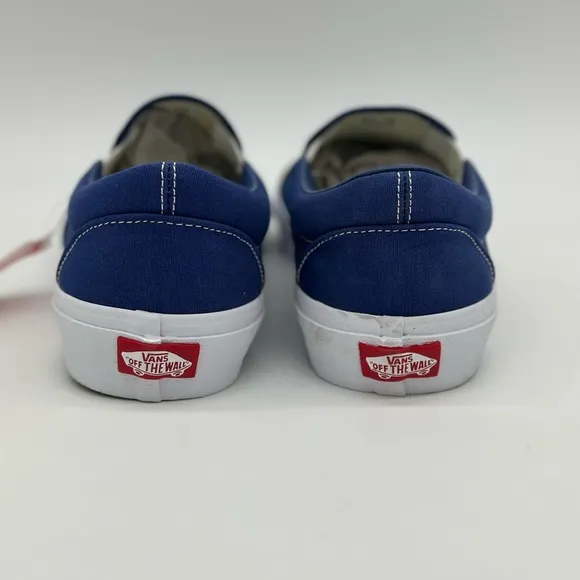 Vans Blue and Black Slip-On Sneakers