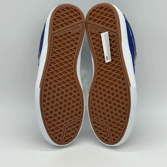 Vans Blue and White Sneakers with Streamlined Design