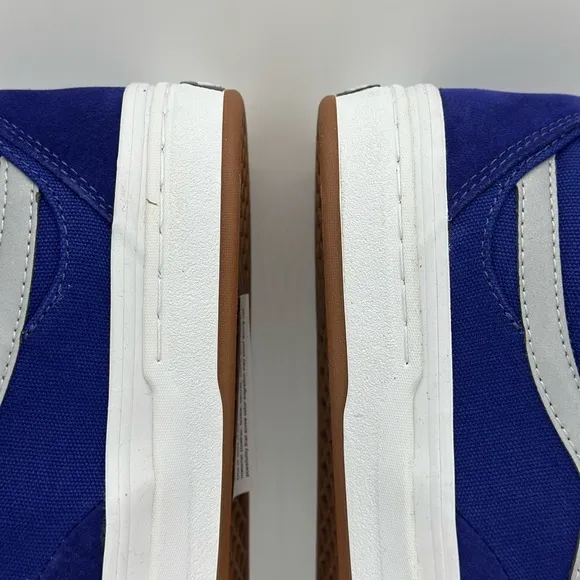 Vans Blue and White Sneakers with Streamlined Design