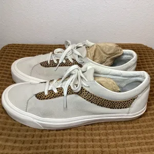 Vans Classic Bold NI Tiny Cheetah Turtledove US Men’s Sz 9.5 Beige Skate‎ Shoes