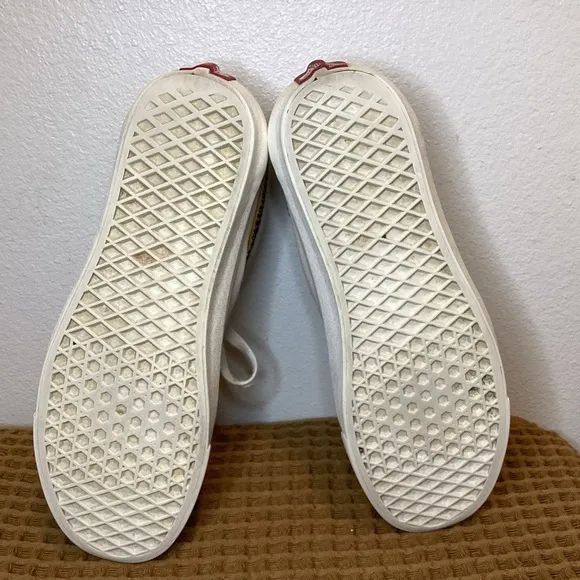 Vans Classic Bold NI Tiny Cheetah Turtledove US Men’s Sz 9.5 Beige Skate‎ Shoes