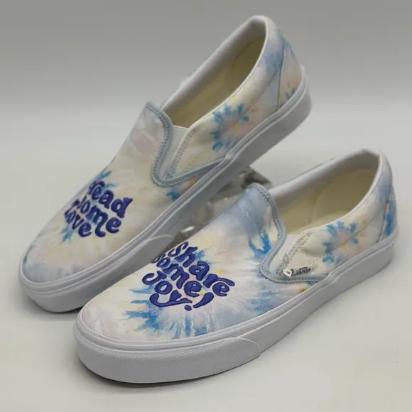 Vans Classic Slip-On Pastel Tie-Dye Shoes