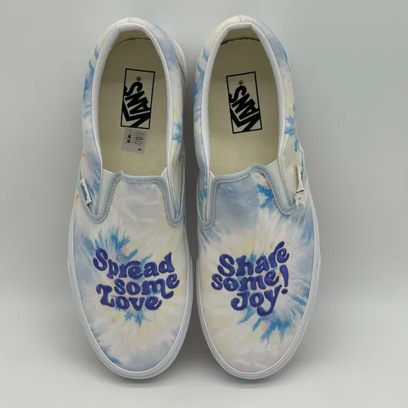 Vans Classic Slip-On Pastel Tie-Dye Shoes