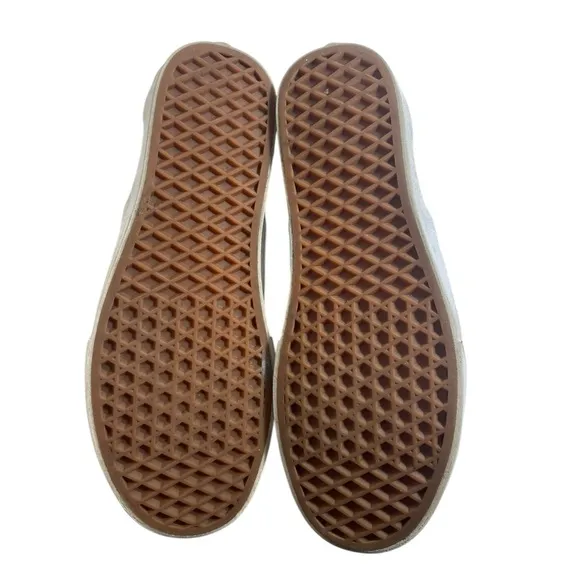 VANS CLASSIC SLIP ON SHOES SNEAKERS MARKET BLACK NEON MENS SIZE 8  women’s 9.5