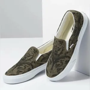 Vans classic slip- On Skull Tapestry Grape Leaf Women 8.0 US