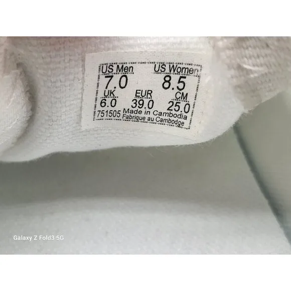 Vans Classic Slip On VN000EYEX1 Wom Shoes Sneakers White Skate Size 8.5