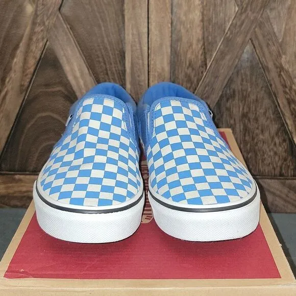 Vans Classic Slip On Checkerboard Shoes Size 5.5 Youth / Women 7
