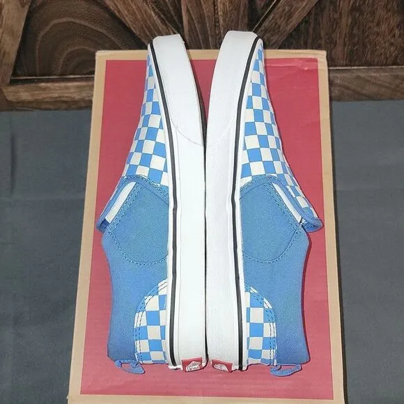 Vans Classic Slip On Checkerboard Shoes Size 5.5 Youth / Women 7