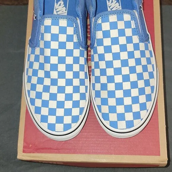 Vans Classic Slip On Checkerboard Shoes Size 5.5 Youth / Women 7