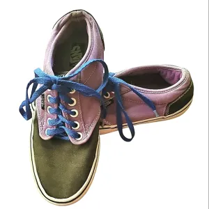 Vans Era Off the Wall Classic Purple/ black Shoes Unisex Womans Size 7.5