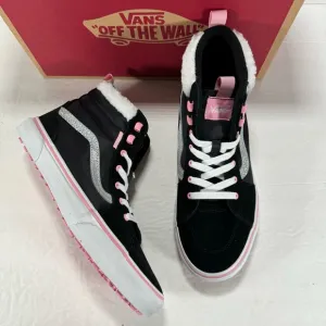 Vans Filmore Hi VansGuard Black White Pink Sneakers Women Size 7.5