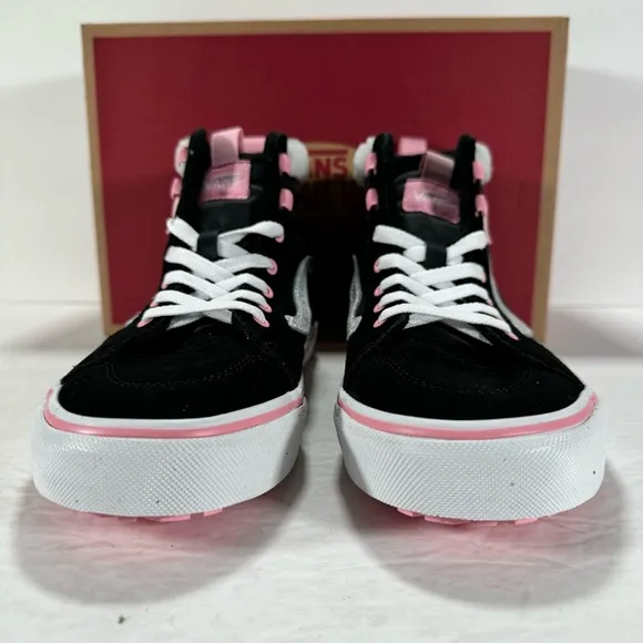 Vans Filmore Hi VansGuard Black White Pink Sneakers Women Size 7.5