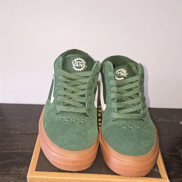 Vans Green Suede Sneakersgum Bottoms**