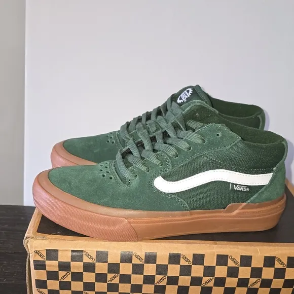 Vans Green Suede Sneakersgum Bottoms**