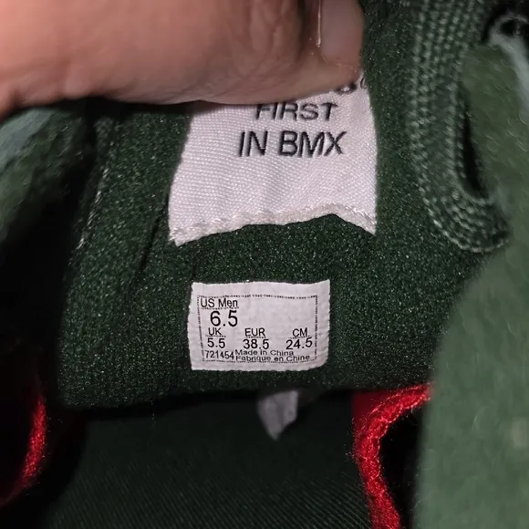 Vans Green Suede Sneakersgum Bottoms**