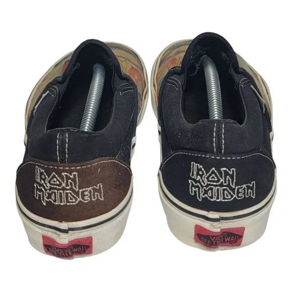 Vans Iron Maiden Graphic Print Shoes Sneakers Mens Size 7 SB5