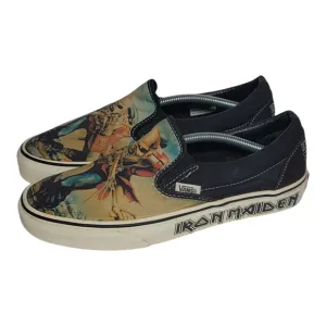 Vans Iron Maiden Graphic Print Shoes Sneakers Mens Size 7 SB5
