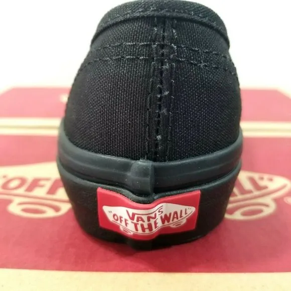 Vans Kids Authentic Canvas Black SIZE 1