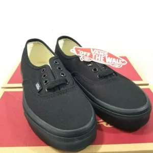 Vans Kids Authentic Canvas Black SIZE 1