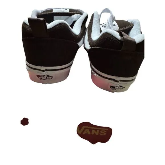 Vans Knu Skool Men's Sneakers Brown White Size 10 Athletic Shoes