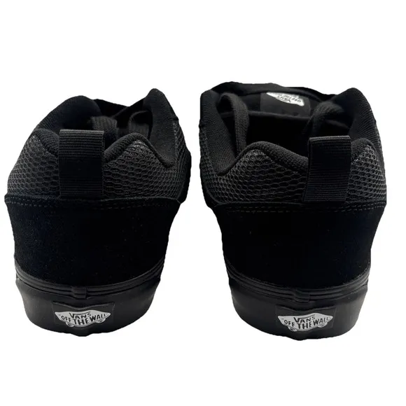 Vans Knu Skool Shoes - Black/Black - Size 10.5 - Skateboarding, Y2K - New In Box