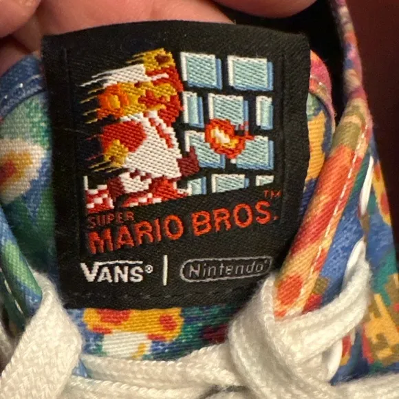 Vans Limited Edition Super Mario Shoes - Multicolor