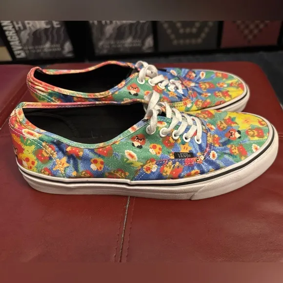 Vans Limited Edition Super Mario Shoes - Multicolor