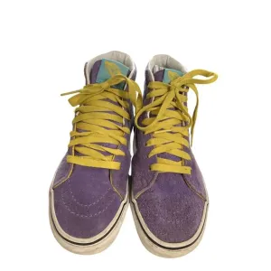 Vans Lisa Simpson unisex size kids 3.5 Women 5.0 Purple Suede Hi-Top Sneakers