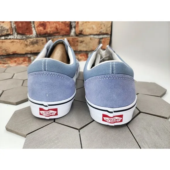 Vans Men Sz 13 Old Skool Knu Sneakers COLOR THEORY Dusty Blue Unc Baby Powder